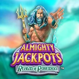 Almighty Jackpots – Realm of Poseidon logo by Novomatic 247Bet Casino