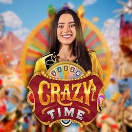 Crazy Time by Evolution, showcased at 24-7bets.com – game logo