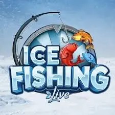 Ice Fishing Live online game logo by Evolution on 24-7bets.com