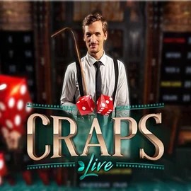 Live Craps slot visual from Evolution available on 24-7bets.com