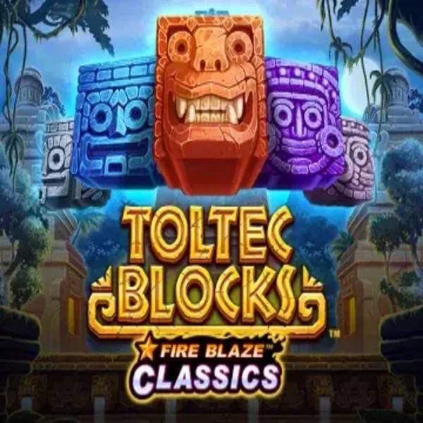 Logo of Fire Blaze: Toltec Blocks from Rarestone Gaming at 247Bet Casino